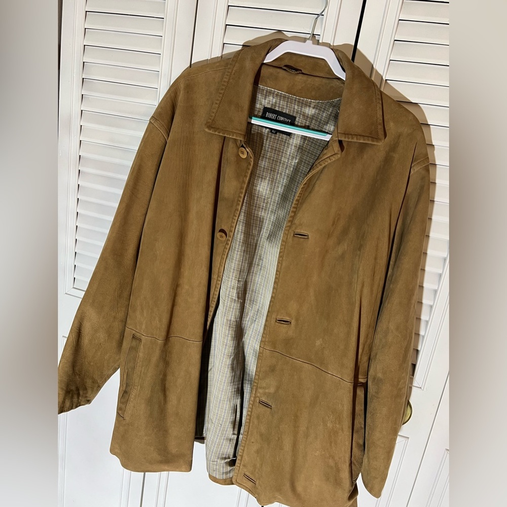 Men’s ROBERT COMSTOCK Suede Coat